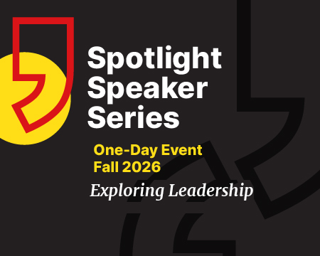 Spotlight Speakers: One Day. Three Speakers.